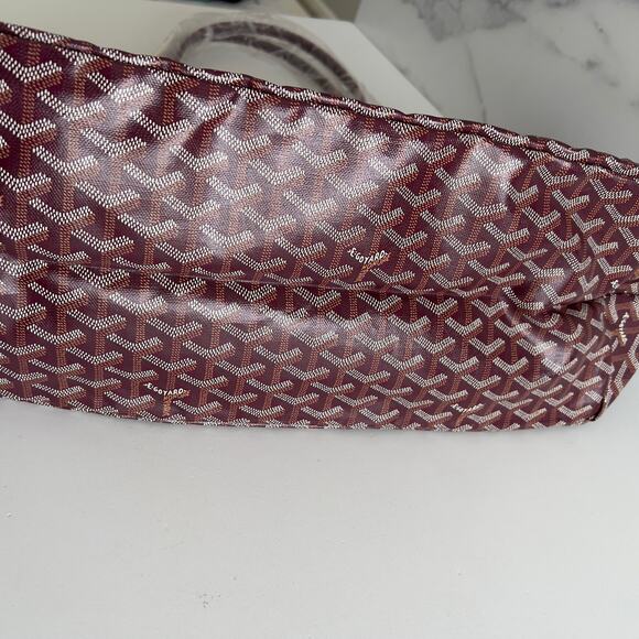 NWT!Goyard Burgundy Saint Louis GM Tote - Picture 8 of 11